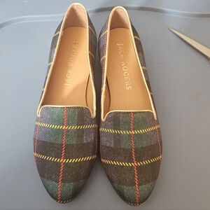 Jack Rogers Multicolor Tartan Plaid Flats